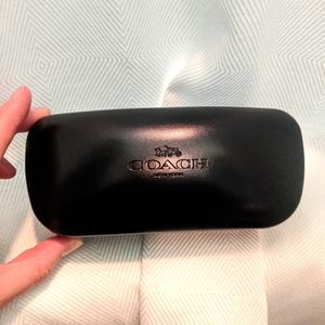 Black Coach sunglass case